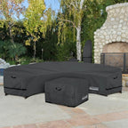 ULTCOVER Patio Curved Sofa Cover Waterproof - Image 6