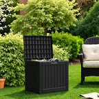 Flamaker Resin Deck Box 40 Gallon Waterproof Outdoor Indoor Storage Box - Image 3