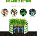 SnugNiture 2x2x1ft Round Galvanized Raised Garden Bed Kit Outdoor, Metal - Image 4