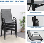 PIZZELLO Patio Chairs Set of 6 - Image 7