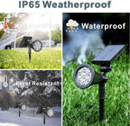 Solar Spotlights Outdoor, 7-LED Flag Pole Spot Lights, RGB Color Changing Solar - Image 5