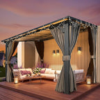 AECOJOY 12' x 8' Gazebo Outdoor Pergola - Image 3
