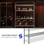 2800 LBS 59" W 4 Tier Storage Shelves Rack Metal Wire Shelving Unit, Storage - Image 6