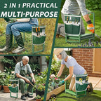FLINTER 10.2" Wider Garden Kneeler and Seat, Heavy Duty Thick Gardening Bench - Image 7