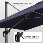 PURPLE LEAF 10' X 13' Patio Umbrella - Image 9