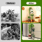 Plant Stand Indoor Outdoor, Corner Metal Plant Stands, Heavy Duty Tall Planter - Image 6