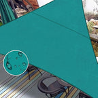 LOVE STORY Right Triangle 6'x10'x11.7' Waterproof Sun Shade Sail Canopy UV Block by LOVESTORY