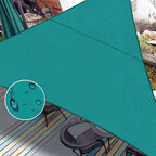 LOVE STORY Right Triangle 8'x10'x12.8' Waterproof Sun Shade Sail Canopy UV Block by LOVESTORY