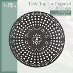 PHI VILLA Cast Aluminum Round High Bar Dining Tables - Image 2