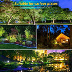 LED Landscape Lights, 5W 120V AC Outdoor Pathway Garden Yard Spotlight - Image 6