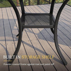VICLLAX 3 Pieces Patio Dining Set - Image 7