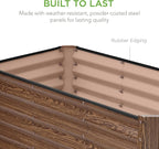 Best Choice Products 4x2x2ft Outdoor Metal Raised Garden Bed, Deep Root Box - Image 7