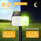 Solar Color Changing Spot Lights Outdoor Waterproof IP65, 2-in-1 Landscape - Image 2