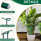 TCBWFY 10 Pack Garden Plant Support Stakes, Plant Supports - Image 5