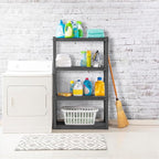 Sterilite 2-Pack 4 Shelf Unit, Heavy-Duty Shelving Storage and Utility Rack - Image 6