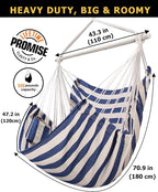 ADVOKAIR Hammock Chair Large 70.9"x47.2", 32% Bigger XXL Hanging Swing Chair - Image 4