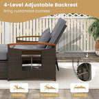 Tangkula Patio Rattan Daybed - Image 5