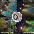 Solar Rock Lights Outdoor Waterproof, 4 Pack LED Colored Garden Rock Solar Light - Image 5