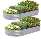 Galvanized Raised Garden Bed, Raised Beds by AmazStove