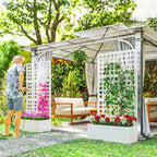 Outsunny Galvanized Raised Garden Bed - Image 8