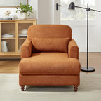 Oversized Chaise Lounge Chair Set of 2, Cloud Fluffy Chaise Sofa Recliner - Image 8