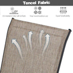 Patio Chairs Set of 6, Stackable Outdoor Dining Chairs - Image 7