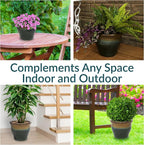 Sunnydaze Large Ceramic Plant Pot - Image 3