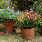 20 Bundles Artificial Flowers Outdoor Fake Flowers, UV Resistant No Fade Faux - Image 4