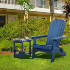 Double Adirondack Outdoor Side Table Weather Resistant, Outdoor Rectangular - Image 7