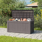 Patiowell 120 Gallon Large Deck Box, Outdoor Lockable Storage Box - Image 5