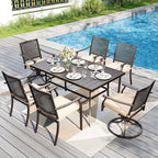 PHI VILLA 7 Pieces Outdoor Dining Set - Image 2