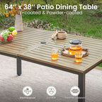 PHI VILLA 7 Pieces Patio Dining Set - Image 6