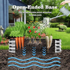 Galvanized Metal Planter Raised Garden Bed Kit - Image 3