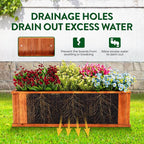 IDZO Wooden Window Box 40 in, Spacious Wooden Planter Boxes - Image 4