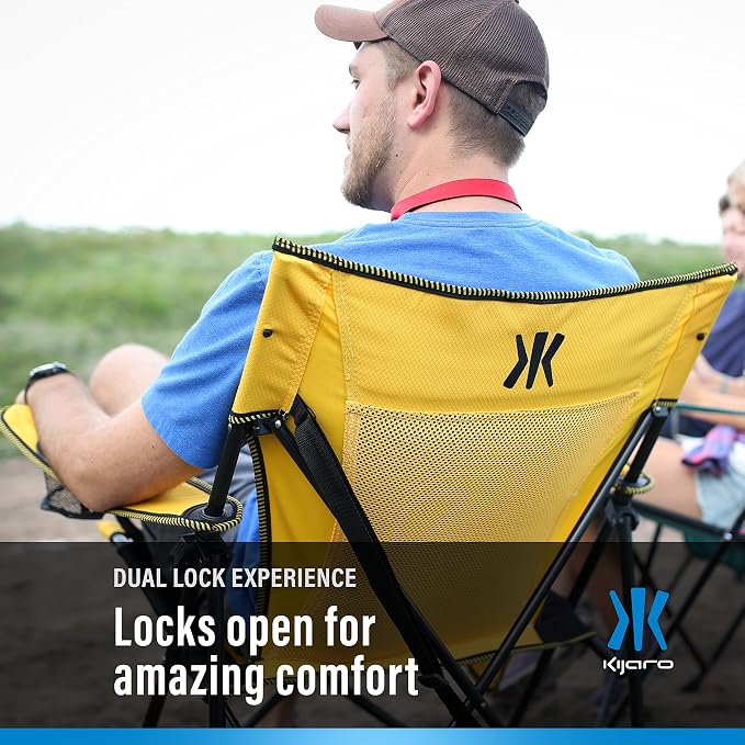Kijaro XXL Dual Lock Portable Camping Chair - Image 6