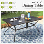Sophia and William Outdoor Patio Dining Set - Image 5