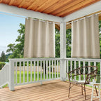 Town & Country Basics Cabana Solid Heavyweight Indoor Outdoor Curtains by TOWN+%26+COUNTRY+BASICS