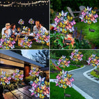 Solar Garden Lights Solar Lights Outdoor Waterproof Decorative 4 Pack - Image 5