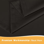 HolidayIdeas Outdoor Curtains for Patio Waterproof, 2 Panels - Image 5