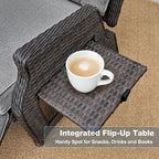 Outdoor Indoor Wicker Recliner - Image 5