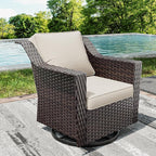 Joyside Outdoor Swivel Chair, Patio Swivel Chairs - Image 7