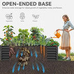 YITAHOME 6x3x2ft 2pcs Large Raised Garden Bed Kit, Galvanized Metal Planter Box - Image 5