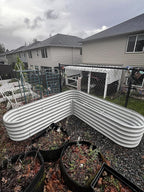 A ANLEOLIFE 14-Pack Deep Root Galvanized Raised Garden Beds Outdoor - Image 5