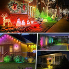 Solar Spot Lights Outdoor Color Changing, Christmas Landscape Spotlights - Image 5