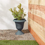 Arcadia Garden Products PL20GY Classic Traditional Plastic Urn Planter - Image 10