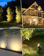 SUNVIE 6W Low Voltage Landscape Lighting LED Landscaping Lights Warm White Low - Image 5