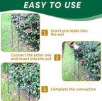 TCBWFY 14" Dx32 H Plant Supports Stakes - Image 5
