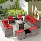 Kullavik 13 Pieces Outdoor Patio Furniture Set by KULLAVIK