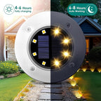 SOLPEX Solar Lights Outdoor Waterproof, 12 Pack Solar Ground Lights, Solar - Image 3