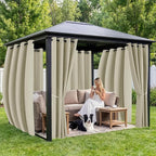 Gazebo Curtains Outdoor Waterproof 6 Panels - Image 4